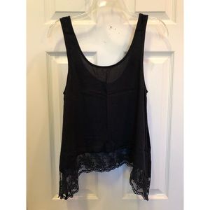 Lace Trim Tank Top